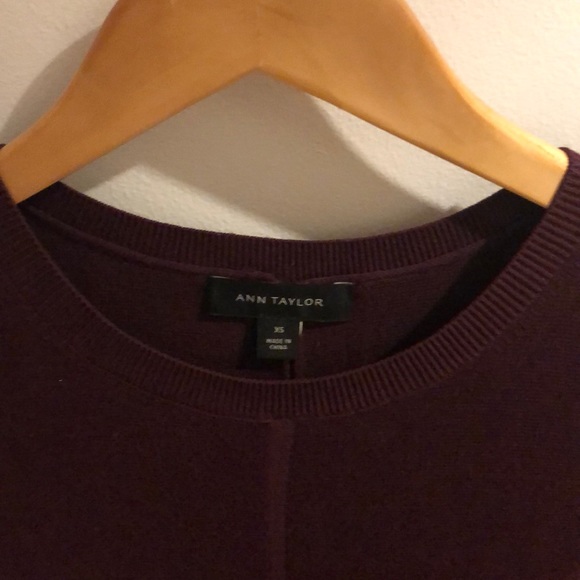 Women’s Ann Taylor Maroon Dress - Picture 2 of 3